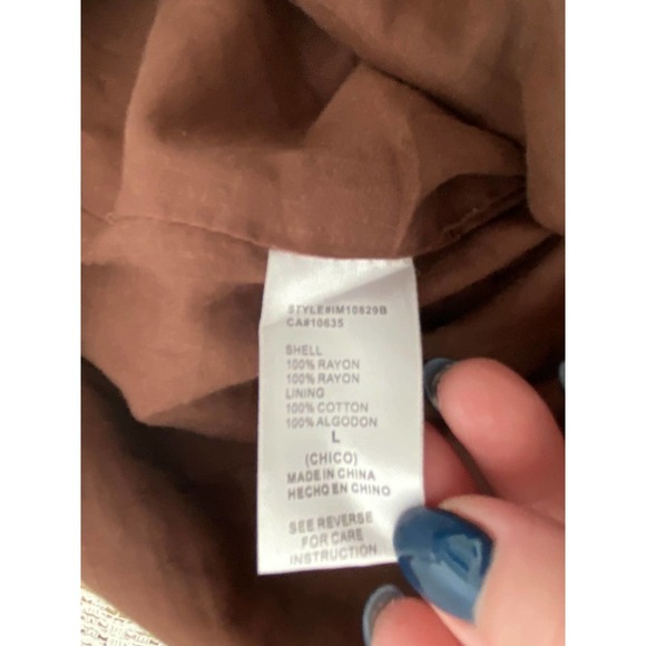 Boutique Dress With Self Tie Sash Large Colorful Abstract Design NWOT - Picture 8 of 10